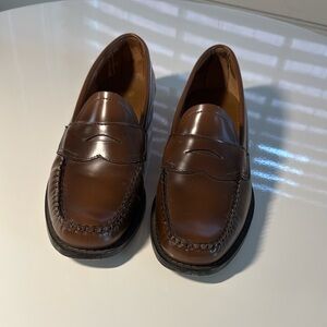 Classic G.H. Bass Brown Leather Penny Loafers